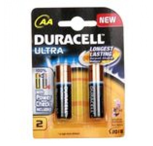Duracell Batteries - Ultra (AA), 2 nos Pouch